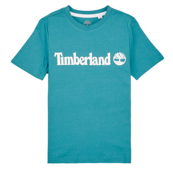 Clothing Boy short-sleeved t-shirts Timberland T25U24-875-C Blue