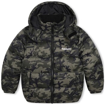 Clothing Boy Duffel coats Timberland T26595-655-C Camouflage