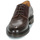 Shoes Men Derby shoes Pellet BRUNO Veal / Smooth / Brushed / Chocolate / Veal / Seed / Chocolate