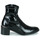 Shoes Women Mid boots JB Martin LOUVRE Canvas / Vernie / Stretch / Black