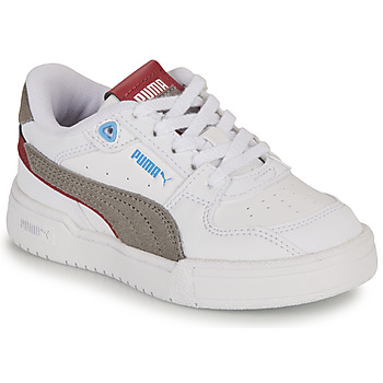 Shoes Children Low top trainers Puma CA Pro Glitch Mix AC PS White / Grey / Red
