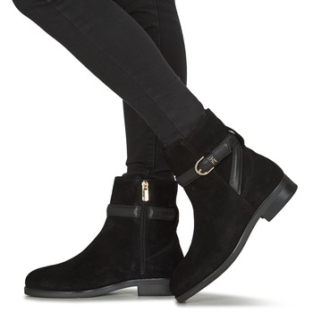 Tommy Hilfiger ELEVATED ESSENTIAL BOOT SUEDE Black
