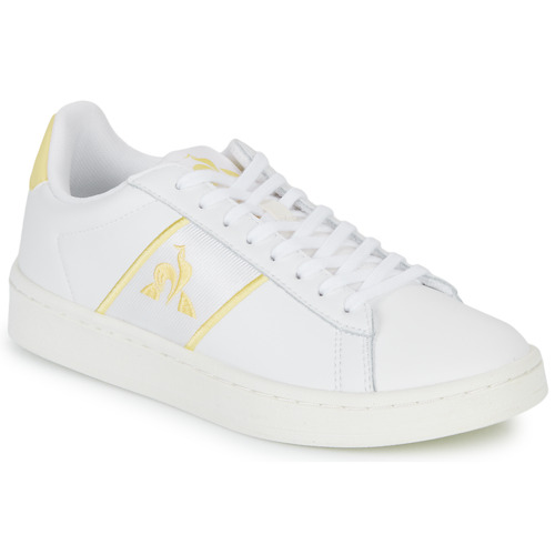 Shoes Women Low top trainers Le Coq Sportif CLASSIC SOFT W White / Yellow
