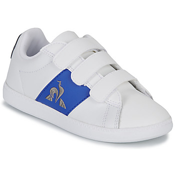Shoes Children Low top trainers Le Coq Sportif COURTCLASSIC PS White / Blue