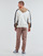 Clothing Men Jackets Lacoste SH1301-RI2 Marine / White / Brown