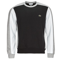 Clothing Men sweaters Lacoste SH1299-EQD Black / White / Grey