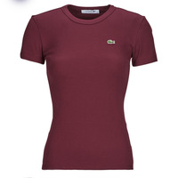 Clothing Women short-sleeved t-shirts Lacoste TF5538-YUP Bordeaux
