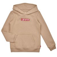 Clothing Boy sweaters Levi's BOXTAB PULLOVER HOODIE Beige