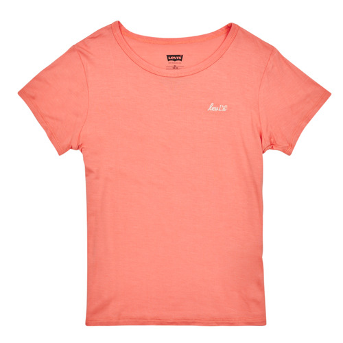 Clothing Girl short-sleeved t-shirts Levi's LVG HER FAVORITE TEE Pink