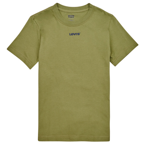 Clothing Boy short-sleeved t-shirts Levi's  MY FAVORITE TEE Kaki