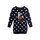 Clothing Girl Short Dresses TEAM HEROES  ROBE MINNIE MOUSE Marine