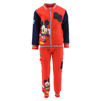 Clothing Boy Tracksuits TEAM HEROES  ENSEMBLE JOGGING MICKEY MOUSE Red