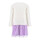Clothing Girl Short Dresses TEAM HEROES  ROBE REINES DES NEIGES / FROZEN White / Violet