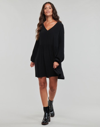 KNIT | Free DRESS Pieces Women Dresses NET Clothing Black BC - NOOS - delivery V-NECK ! Spartoo LS PCJULIANA Short