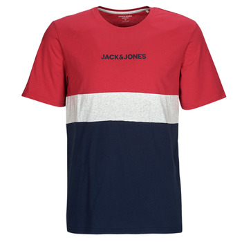 Clothing Men short-sleeved t-shirts Jack & Jones JJEREID BLOCKING TEE SS Multicolour