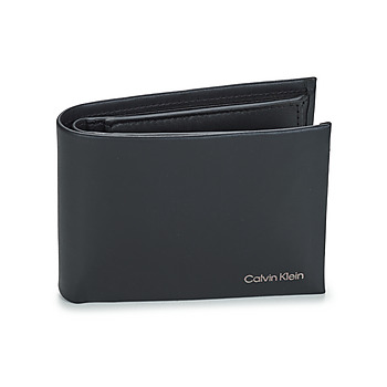 Bags Men Wallets Calvin Klein Jeans CK CONCISE BIFOLD 5CCW/COIN L Black