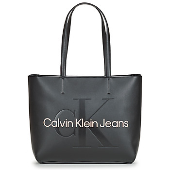 Bags Women Shopper bags Calvin Klein Jeans SCULPTED SHOPPER29 MONO Black