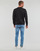 Clothing Men sweaters Calvin Klein Jeans MONOLOGO CREW NECK Black