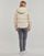 Clothing Women Duffel coats Calvin Klein Jeans MONOLOGO NON DOWN SHORT PUFFER Beige
