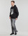 Clothing Men sweaters Calvin Klein Jeans CONNECTED LAYER LANDSCAPE HOODIE Black