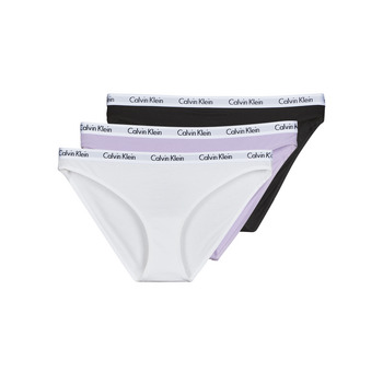 Underwear Women Knickers/panties Calvin Klein Jeans BIKINI X3 Black / White / Lilac
