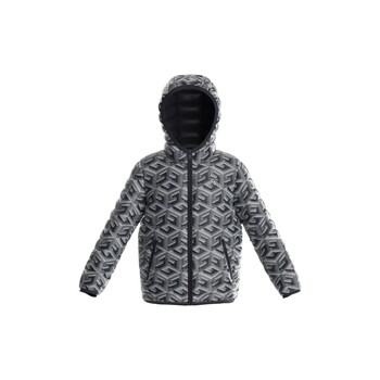 Clothing Boy Duffel coats Guess N3YL05 Grey / Black
