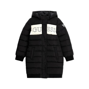 Clothing Girl Duffel coats Guess J3BL02 Black