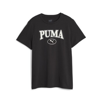 Clothing Boy short-sleeved t-shirts Puma PUMA SQUAD TEE B Black