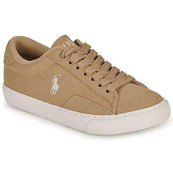 Shoes Children Low top trainers Polo Ralph Lauren THERON V Beige