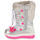 Shoes Girl Snow boots Agatha Ruiz de la Prada APRES-SKI Silver / Pink