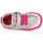 Shoes Girl High top trainers Agatha Ruiz de la Prada LUCKY Silver / Pink