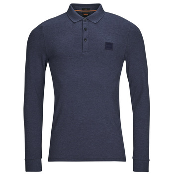 Clothing Men long-sleeved polo shirts BOSS Passerby Marine