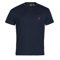 Clothing Men short-sleeved t-shirts Polo Ralph Lauren T-SHIRT AJUSTE EN COTON Marine / Ink