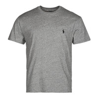 Clothing Men short-sleeved t-shirts Polo Ralph Lauren T-SHIRT AJUSTE EN COTON Grey / Mottled / Dark / Vintage / Heather