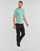 Clothing Men short-sleeved t-shirts Polo Ralph Lauren T-SHIRT AJUSTE EN COTON LOGO CENTRAL Kaki