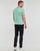 Clothing Men short-sleeved t-shirts Polo Ralph Lauren T-SHIRT AJUSTE EN COTON LOGO CENTRAL Kaki