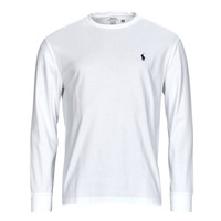 Clothing Men Long sleeved shirts Polo Ralph Lauren TSHIRT MANCHES LONGUES EN COTON White
