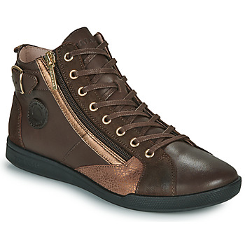 Shoes Women High top trainers Pataugas PALME/MIX Chocolate