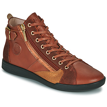 Shoes Women High top trainers Pataugas PALME/MIX Rust