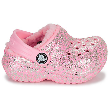 Crocs Classic Lined Glitter Clog T Pink