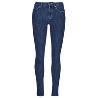 Clothing Women Skinny jeans Only ONLPOWER MID PUSHUP SK REA3223 Blue / Raw