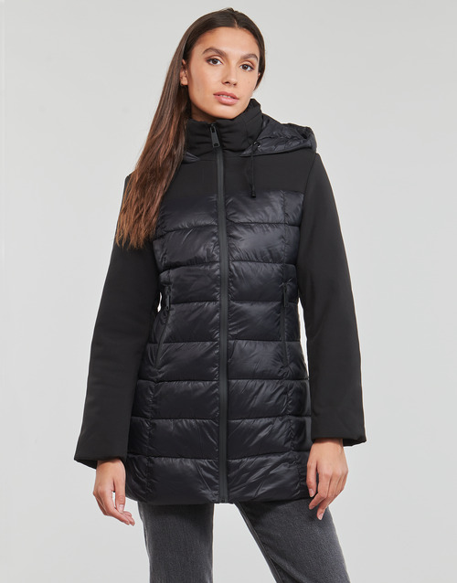 Only ONLSOPHIE MIX PUFFER CC OTW Black - Free delivery | Spartoo NET ! -  Clothing Parkas Women