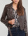 Clothing Women Leather jackets / Imitation le Only ONLNEWVERA FAUX LEATHER BIKER CC OTW Brown