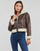Clothing Women Leather jackets / Imitation le Only ONLBETTY FAUX SUEDE BONDED AVIATOR OTW Brown