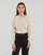 Clothing Women jumpers Only ONLEMMA LS BUTTON ONECK KNT Beige