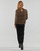Clothing Women Blouses Only ONLKACEY FR L/S HIGH NECK TOP PTM Brown