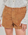 Clothing Women Shorts / Bermudas Only ONLCUBA-FLORA HW PB CORD SHORTS PNT Brown