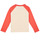 Clothing Boy Long sleeved shirts Petit Bateau LOCAS White / Orange