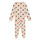 Clothing Girl Sleepsuits Petit Bateau LERRY White / Red / Marine
