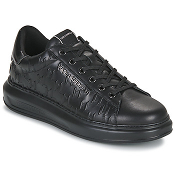Shoes Men Low top trainers Karl Lagerfeld KAPRI MENS Monogram Emboss Lo Lace Black